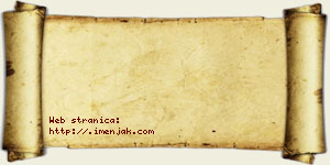 Tina Kecović vizit kartica